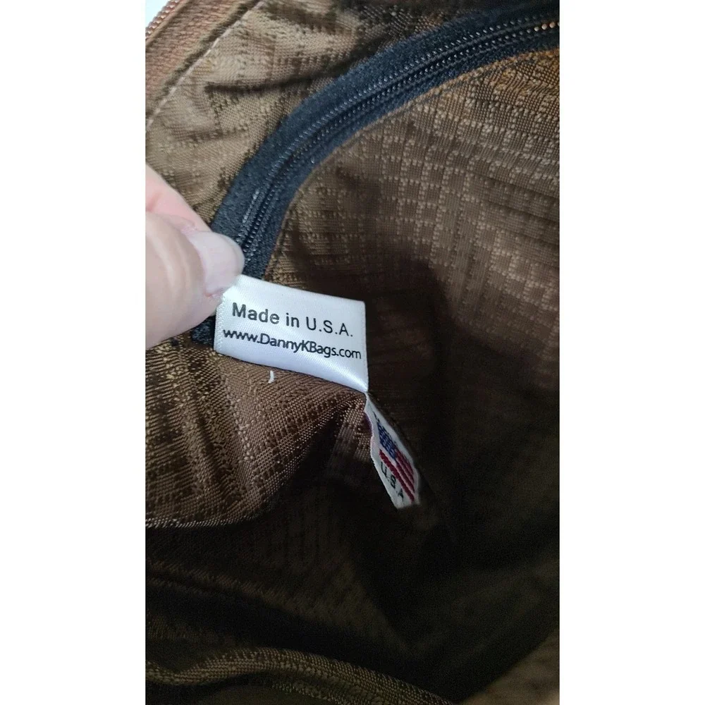 Danny K Beverly Hills Crossbody Bag‎ Multicolor Stripe Tapestry Adjustable USA - Picture 14 of 16